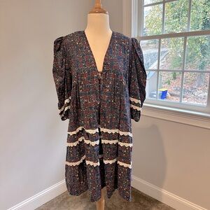 Hunter Bell Printed Jenkins Dress : Size M